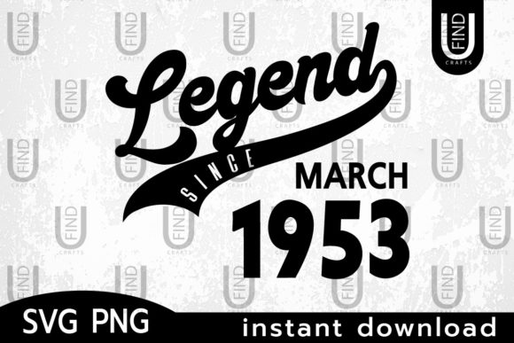 Vintage 1953, Legend Since March 1953