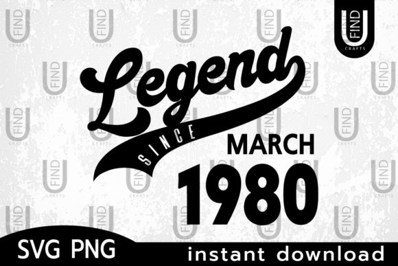 Vintage 1980, Legend Since March 1980