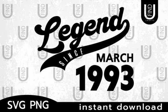 Vintage 1993, Legend Since March 1993